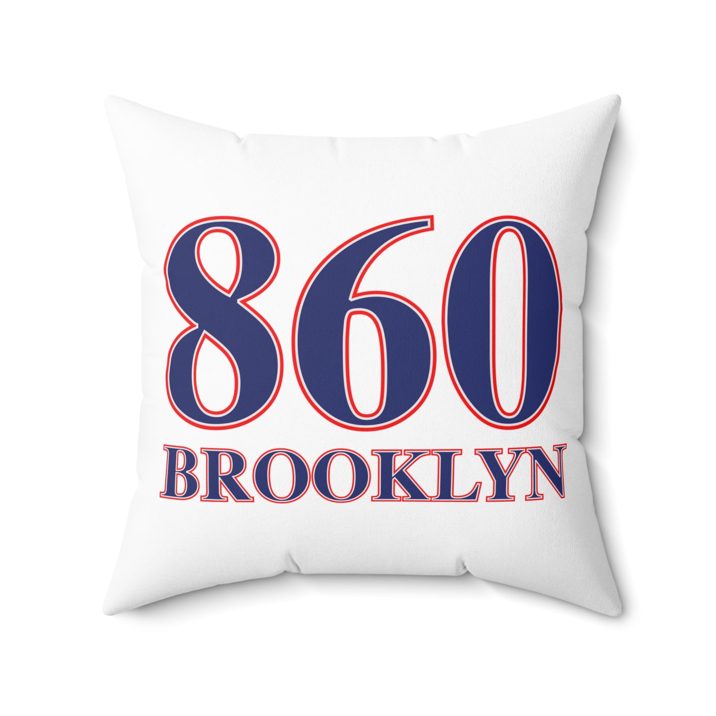 860 Brooklyn Red, White & Blue Spun Polyester Square Pillow