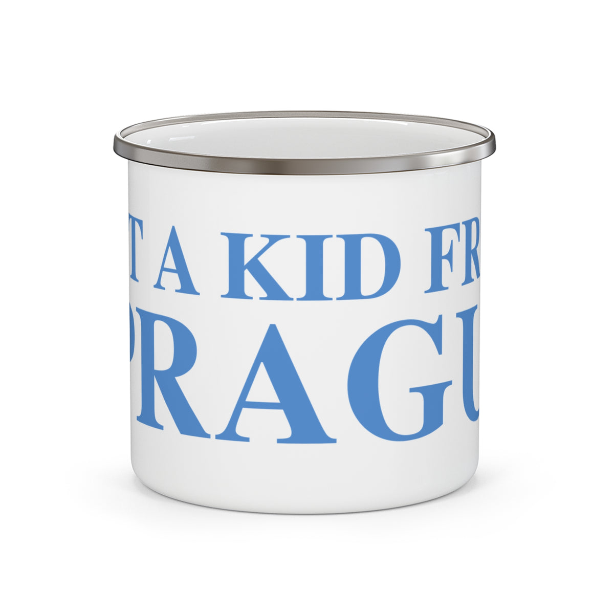 Just a kid from Sprague Enamel Camping Mug