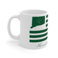 Norwalk Connecticut St. Patrick's Day Flag Mug 11oz