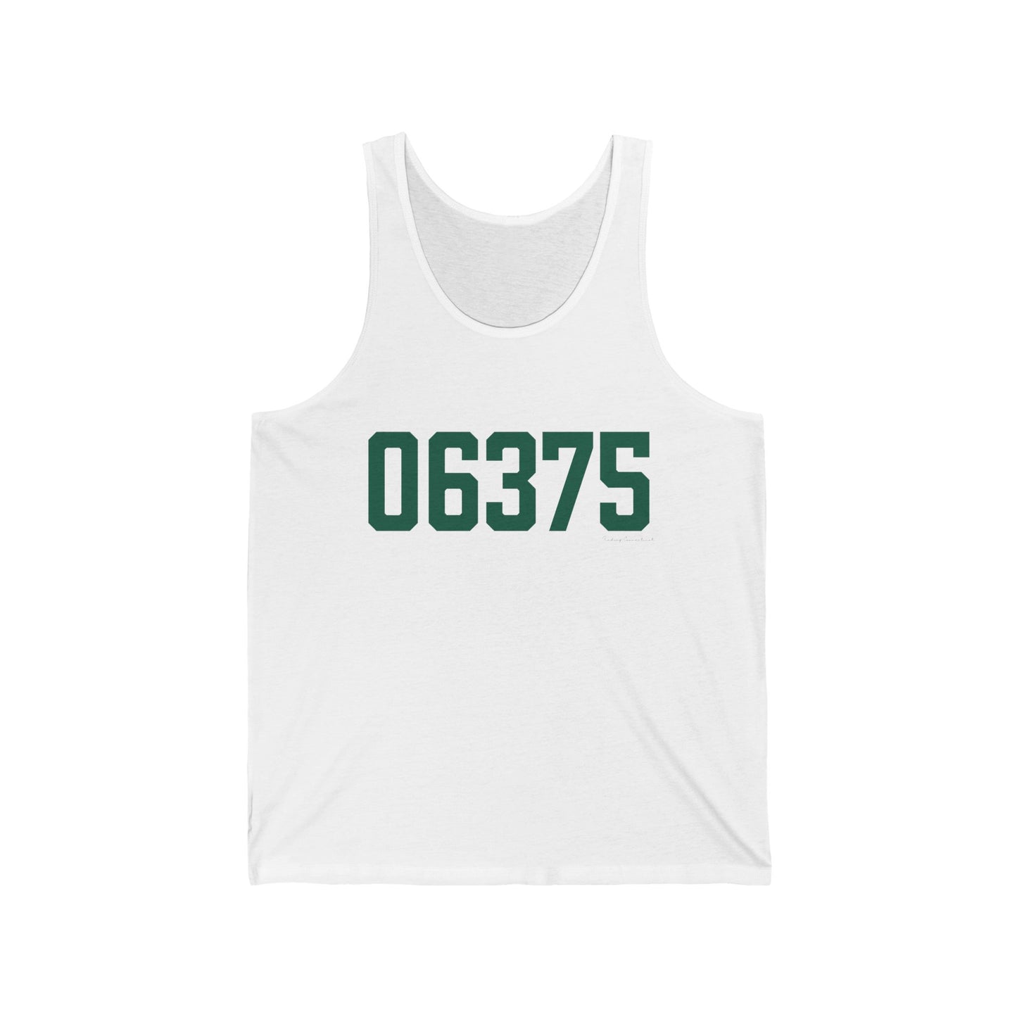 06375 - New London CT Zip Code - Unisex Jersey Tank