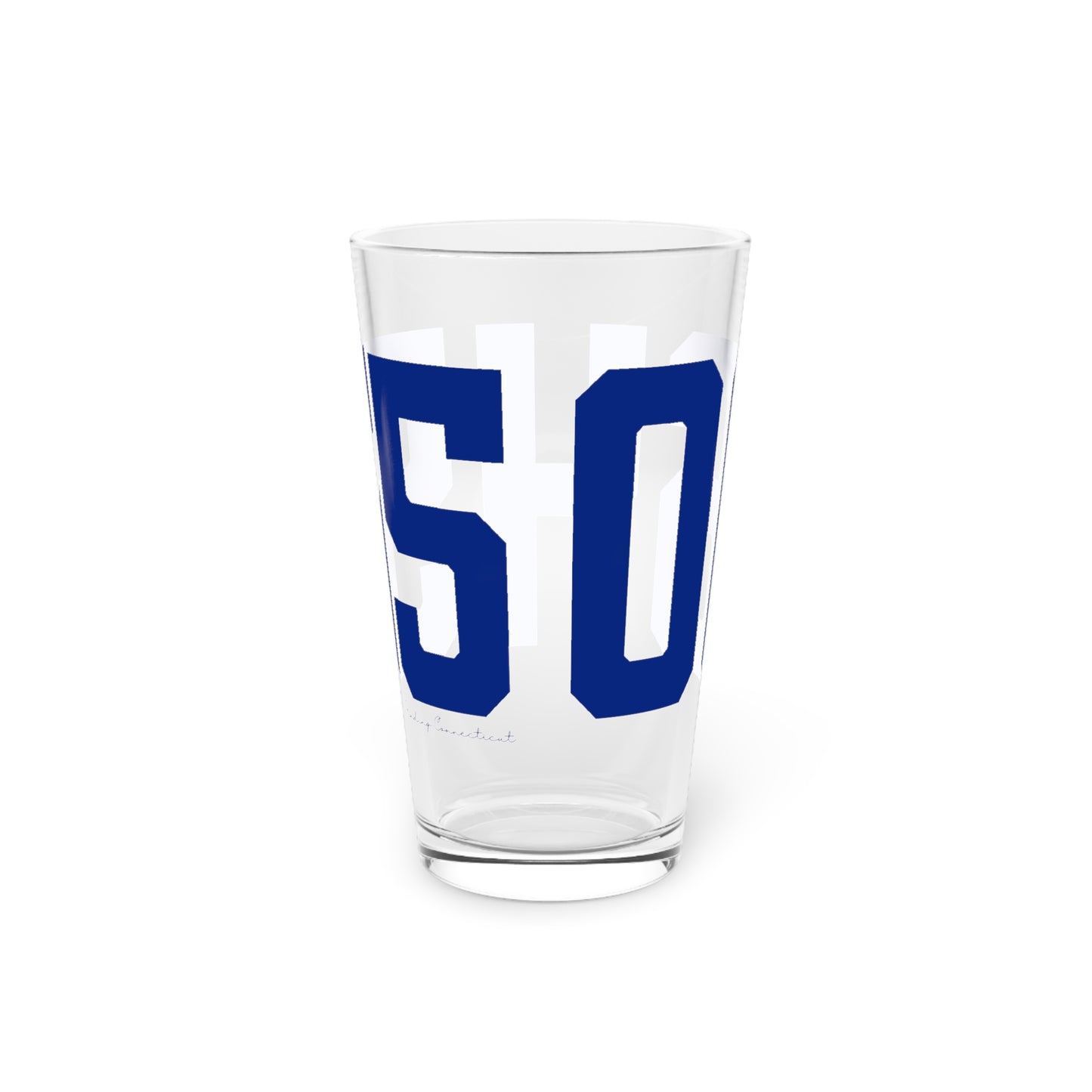 06455 Middlefield Connecticut Zip Code Pint Glass, 16oz