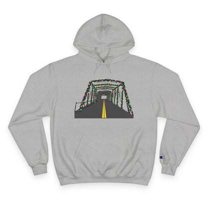 Saugatuck Bridge Lights Champion Hoodie Sweatshirt