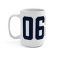 06897 Wilton Connecticut Zip Code Mug 15oz