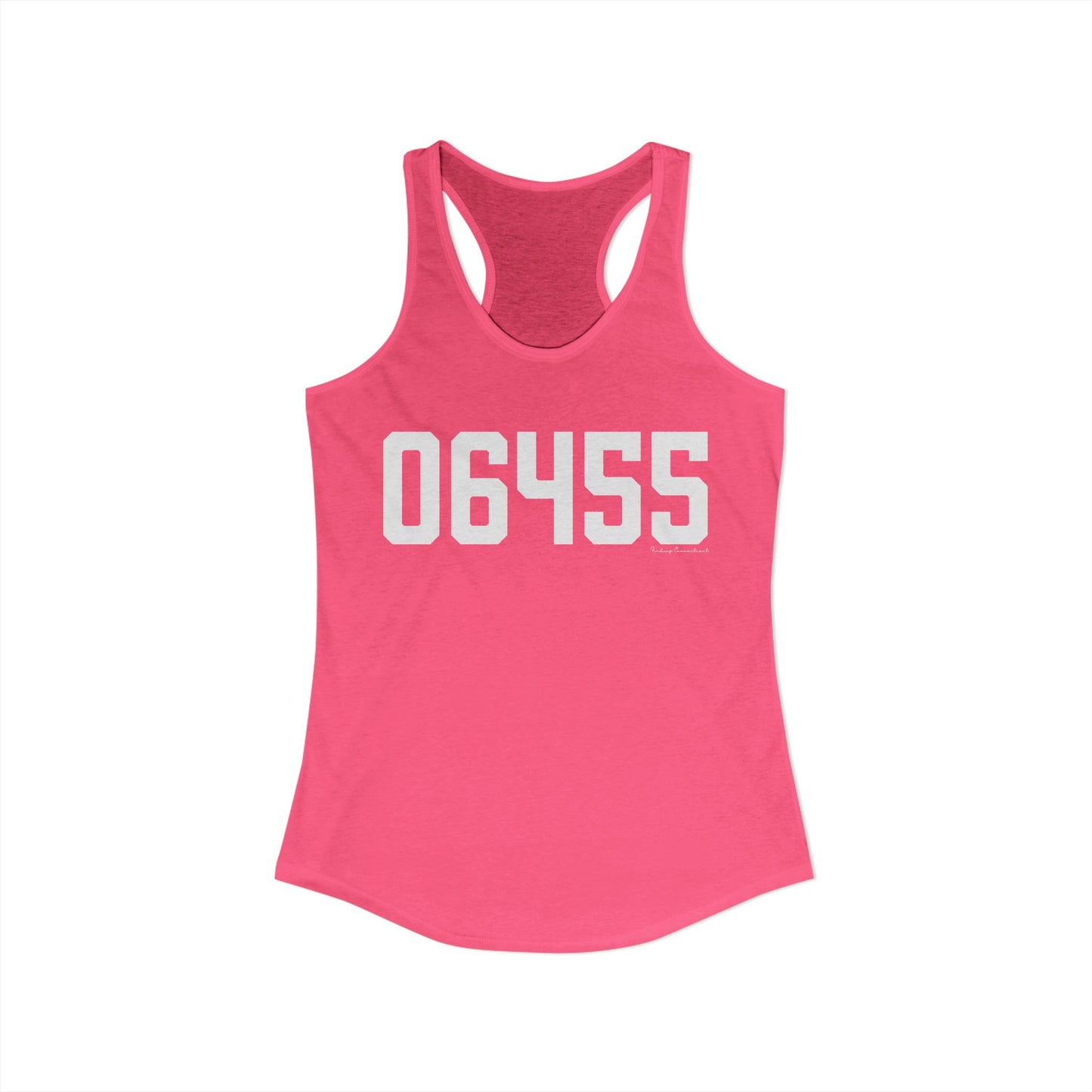 06455 Middlefield CT Zip Code Women's Ideal Racerback Tank Top