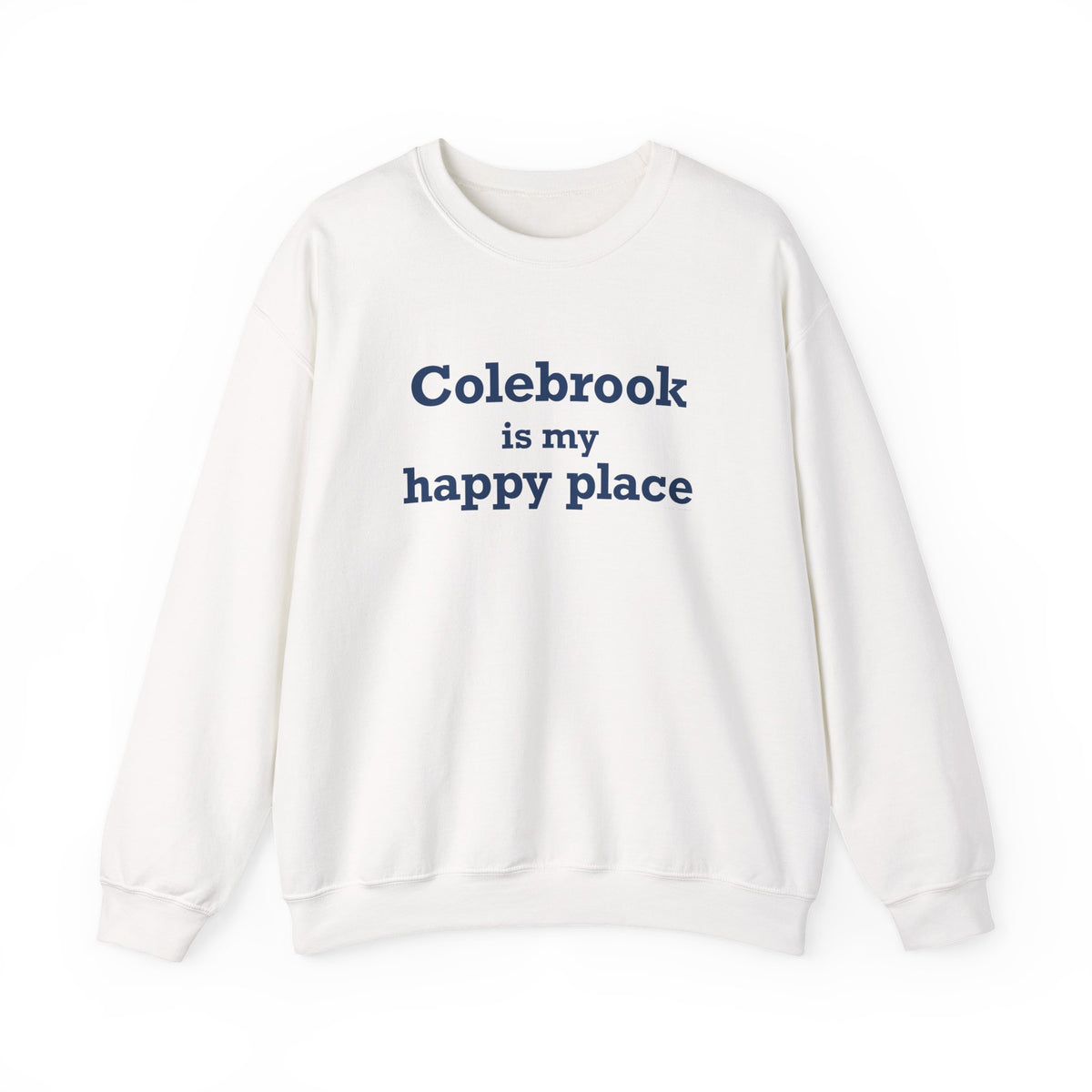 Colebrook is my Happy Place Unisex Heavy Blend™ Crewneck Sweatshirt