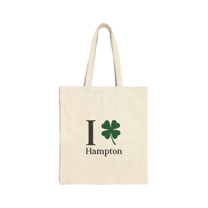 I Clover Hampton Cotton Canvas Tote Bag