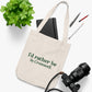 I'd rather be in Cromwell Organic Canvas Tote Bag (green)