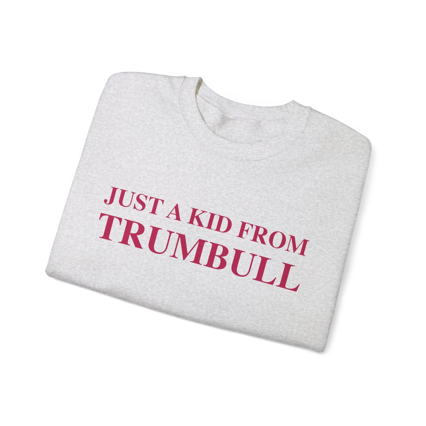 Just a kid from Trumbull Unisex Heavy Blend™ Crewneck Sweatshirt