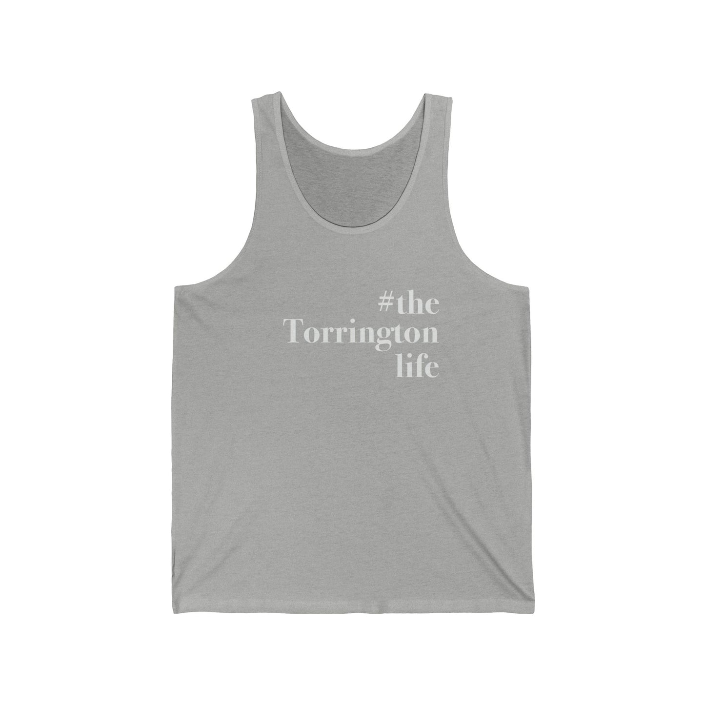 #thetorringtonlife Unisex Jersey Tank