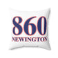860 Newington Red, White & Blue Spun Polyester Square Pillow