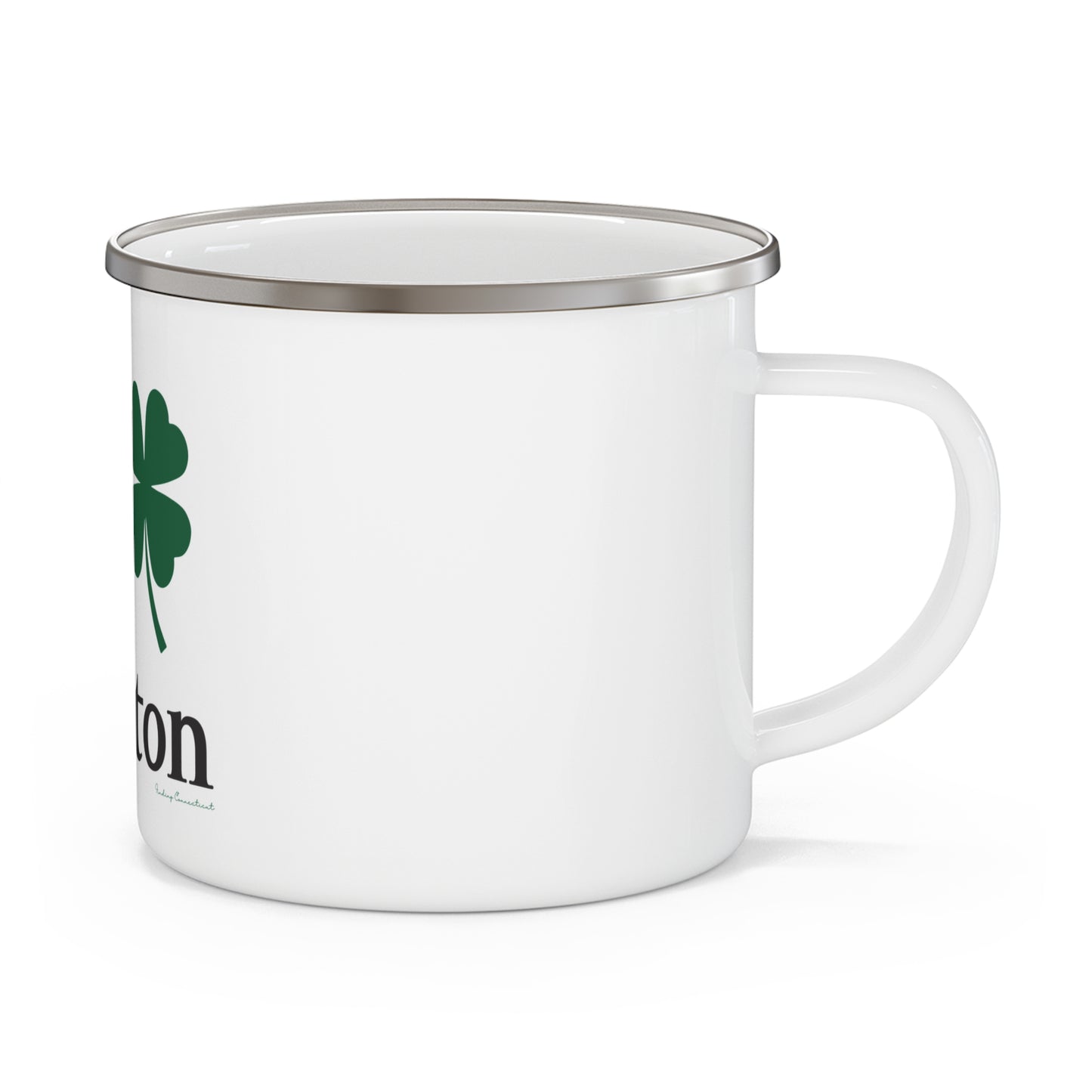 I Clover Shelton Enamel Camping Mug