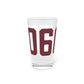 06053 New Britain Connecticut Zip Code Pint Glass, 16oz