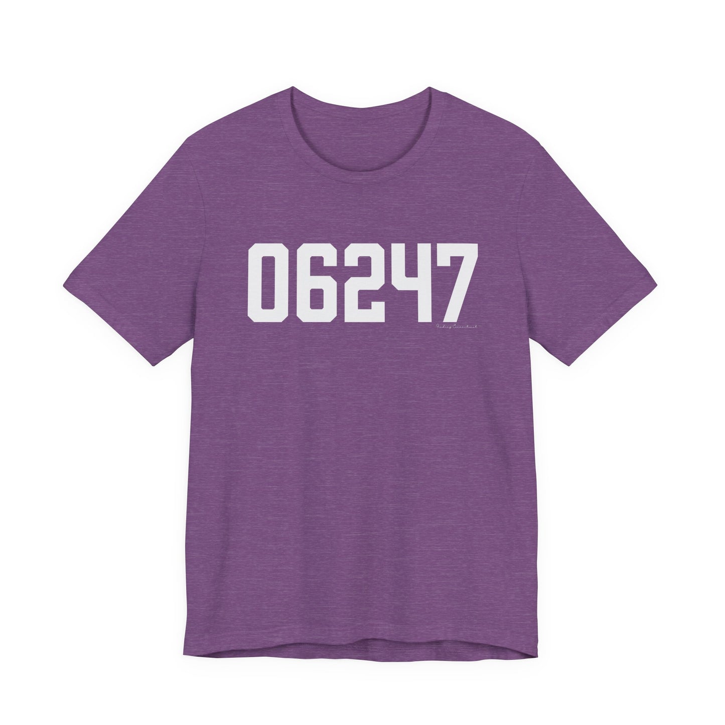 06247 Hampton CT Zip Code Unisex Jersey Short Sleeve T-Shirt
