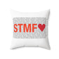 Stamford Love Spun Polyester Square Pillow