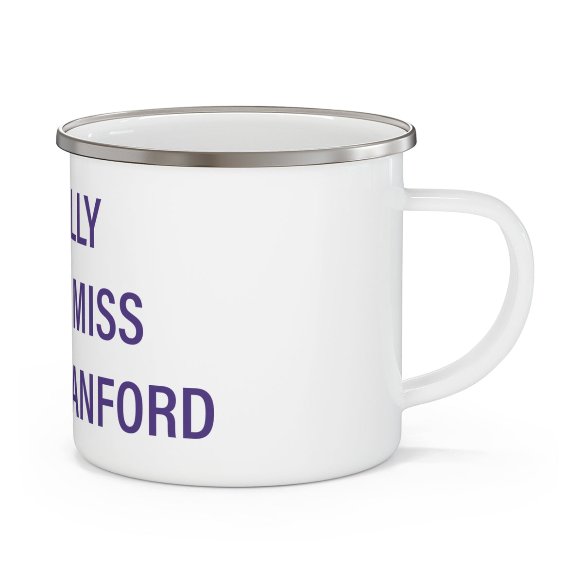 I Really Really Miss North Branford Enamel Camping Mug