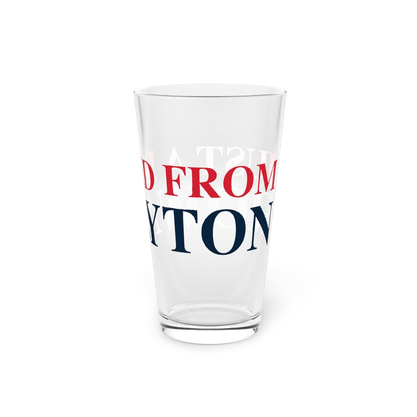 Just a kid from Rowayton Pint Glass, 16oz