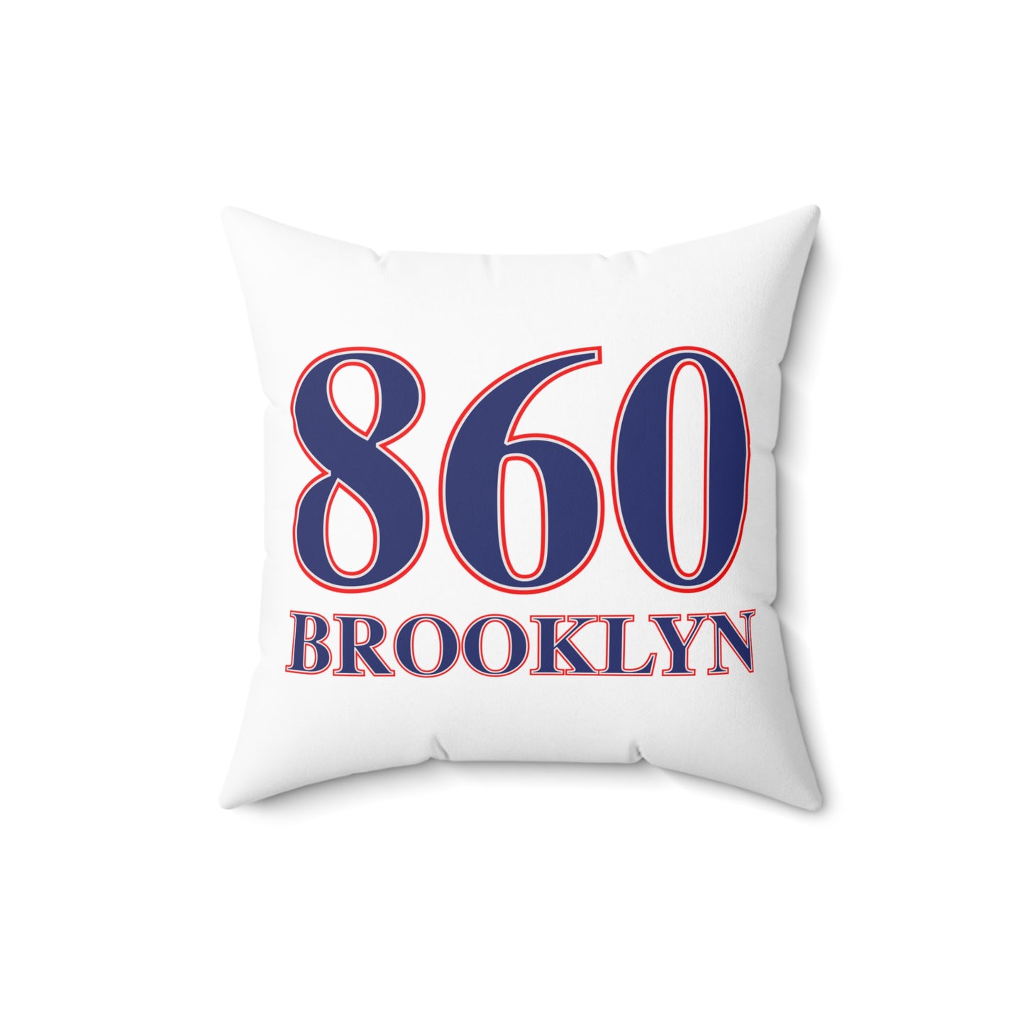 860 Brooklyn Red, White & Blue Spun Polyester Square Pillow