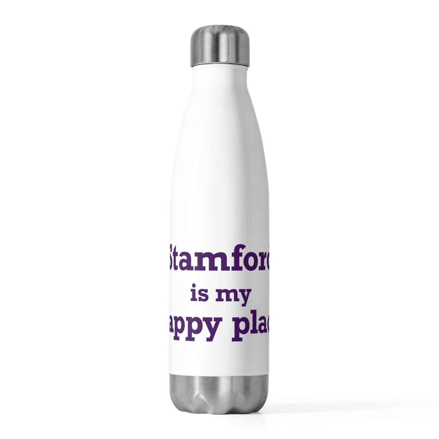 Stamford Is My Happy Place 20oz Insulated Bottle