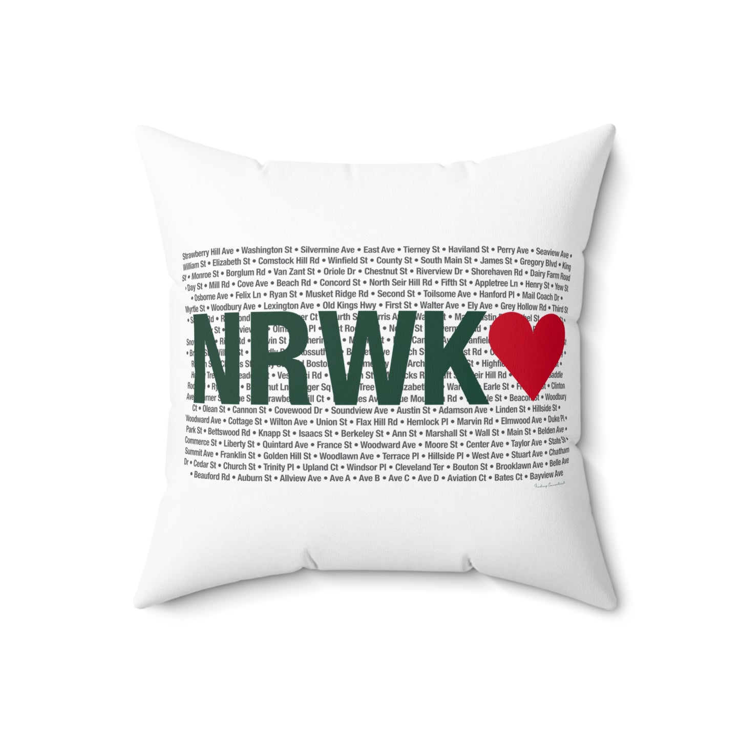 Norwalk Love Spun Polyester Square Pillow