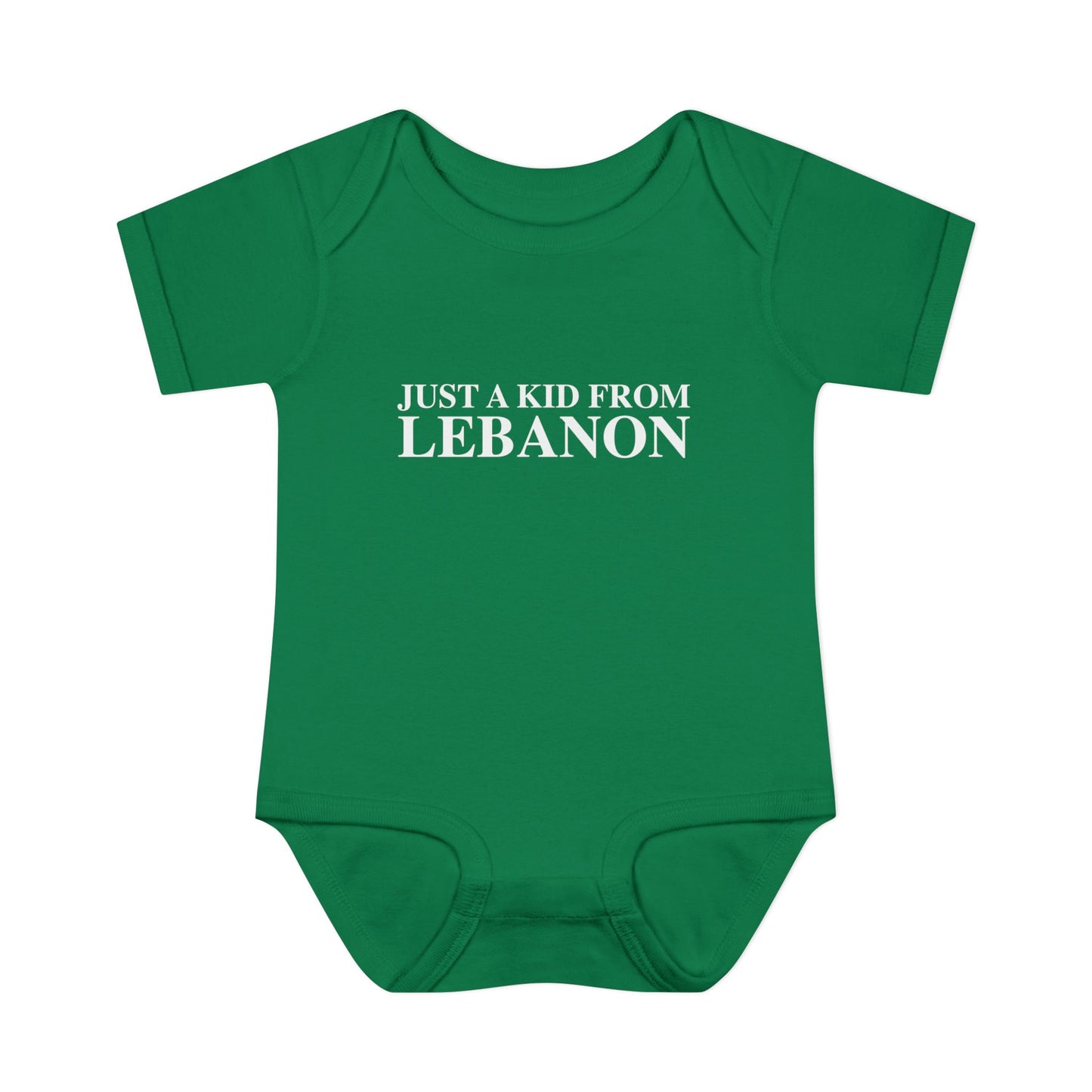 Just a kid from Lebanon Infant Baby Rib Bodysuit