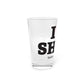 I Heart SHTN Pint Glass, 16oz