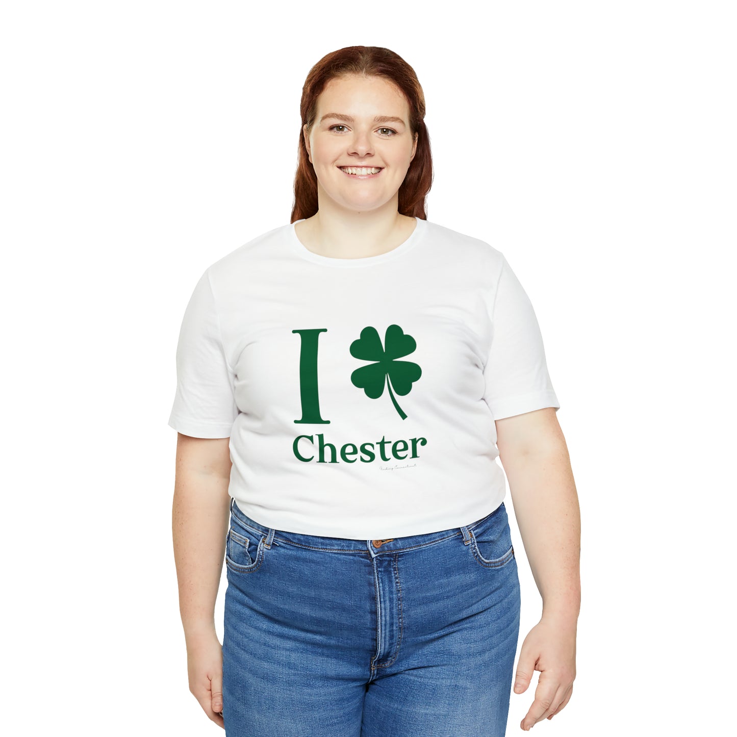 I Clover Chester Unisex Jersey Short Sleeve T-Shirt (green)