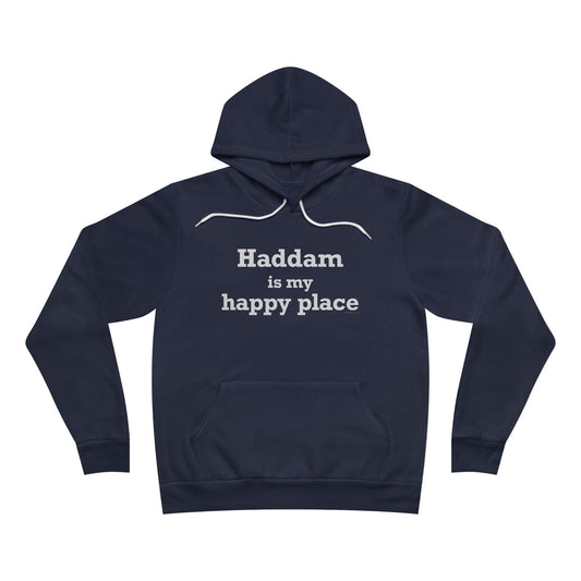 Haddam is My Happy Place Unisex Sponge Fleece Pullover Hoodie