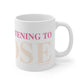 Just a kid Listening  to Goose - Peach & Pink Mug 11oz