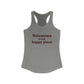 Voluntown is My Happy Place Women's Ideal Racerback Tank Top