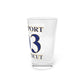 Bridgeport 203 Connecticut Pint Glass, 16oz