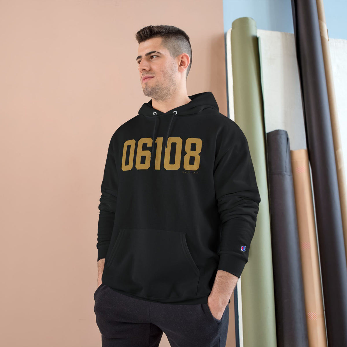 06108 East Hartford Connecticut Zip Code Champion Hoodie