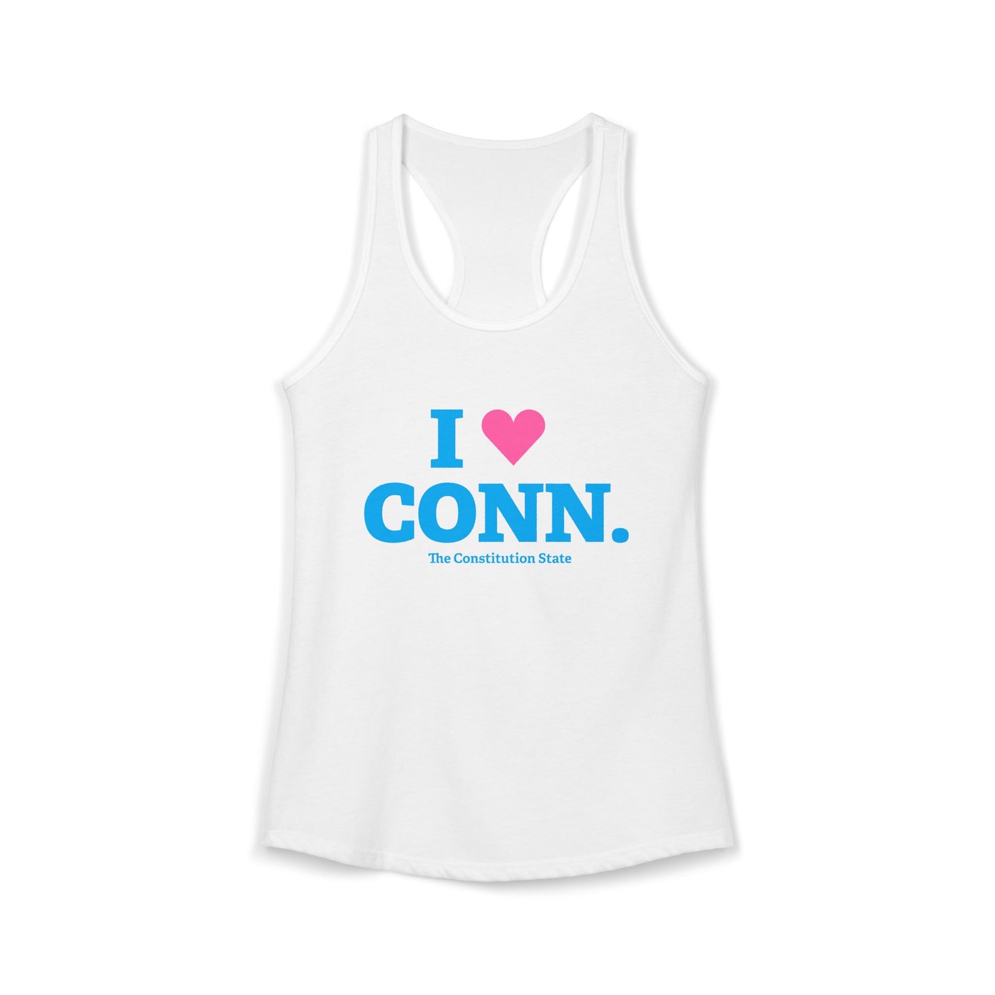 I Heart CONN. Women's Ideal Racerback Tank Top