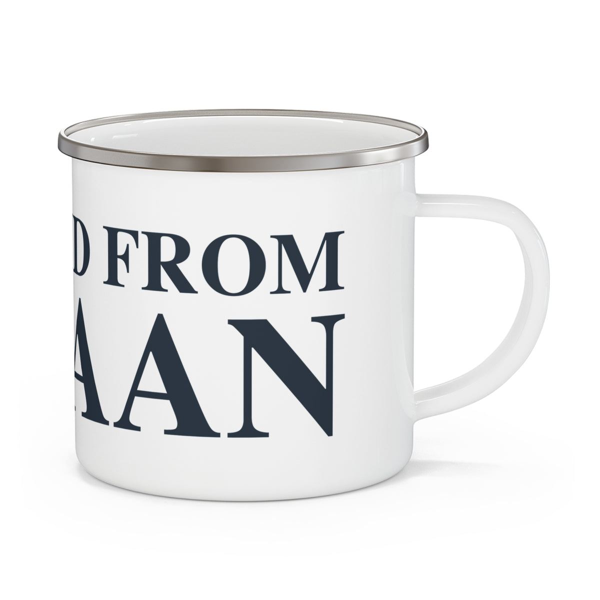 Just a kid from Canaan Enamel Camping Mug