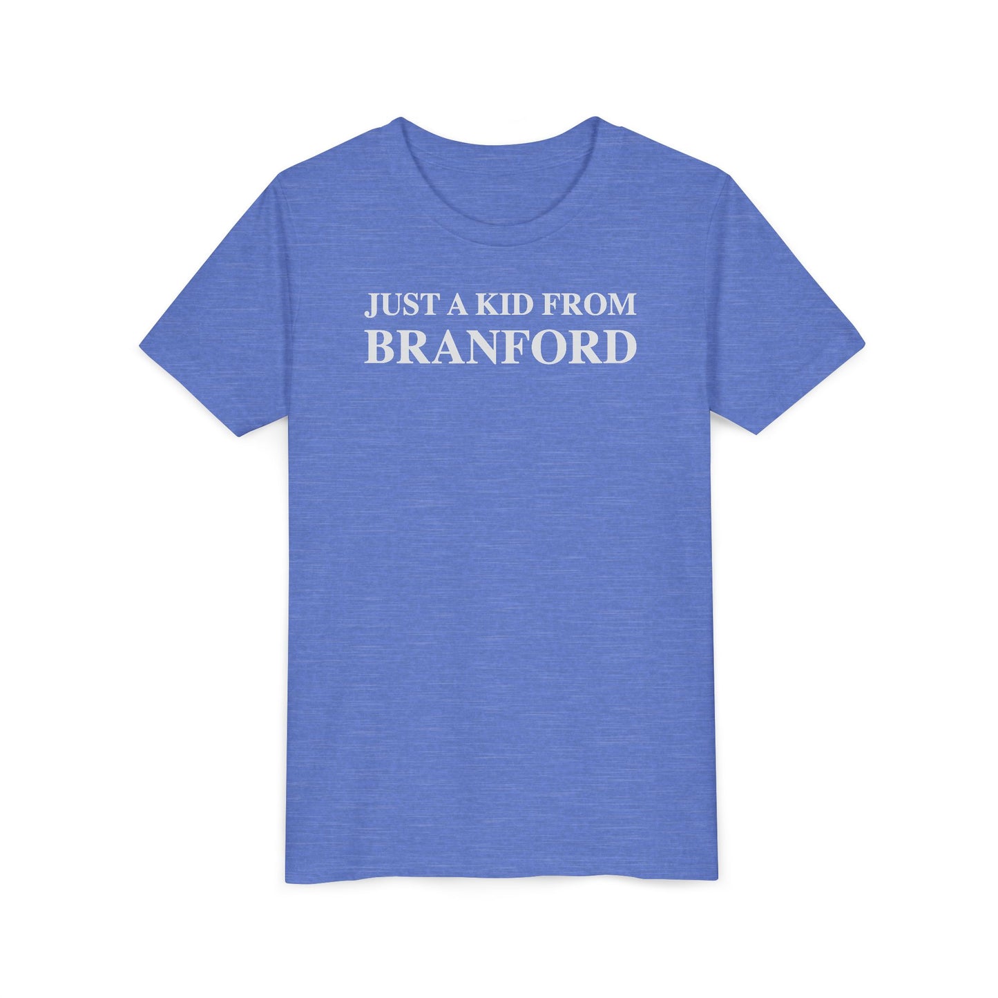 Just a kid from Branford Youth Short Sleeve T-Shirt