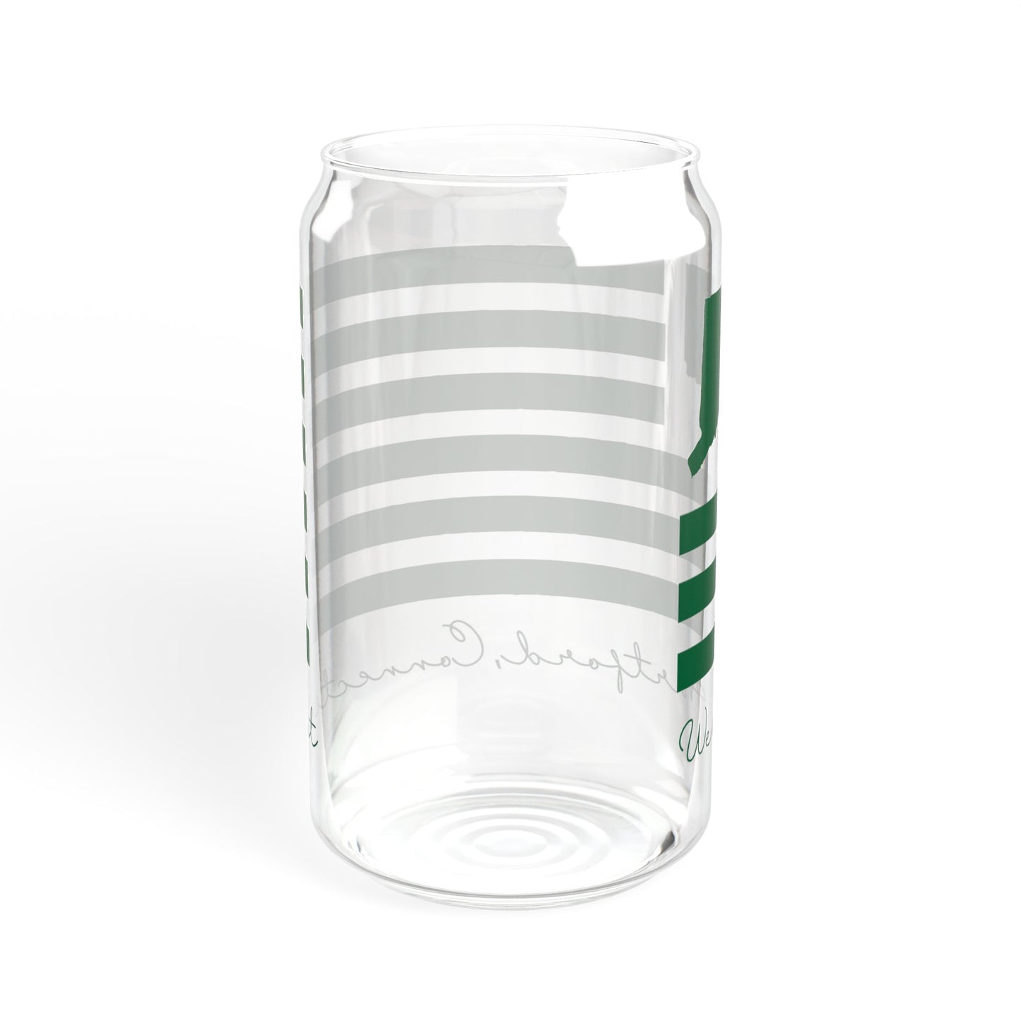 West Hartford Connecticut St. Patrick’s Day Flag Sipper Glass, 16oz