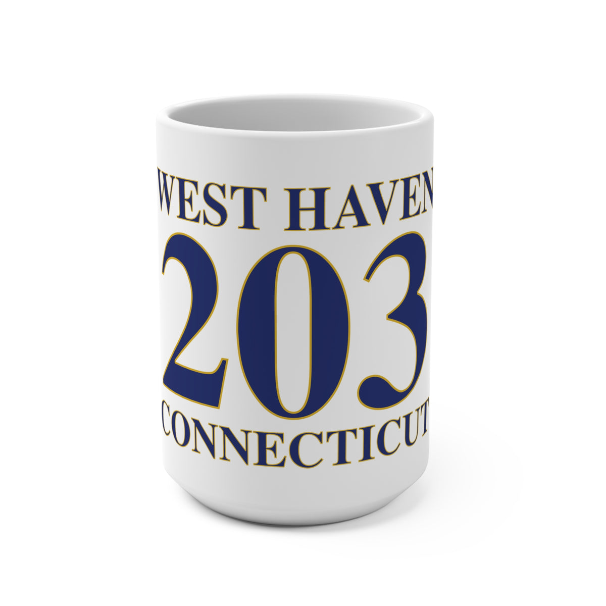 West Haven 203 Connecticut Mug 15oz
