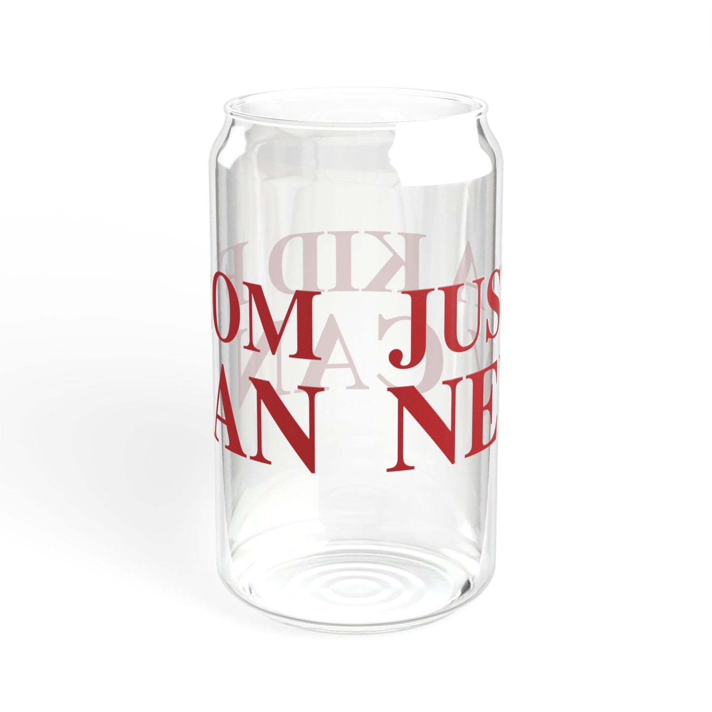 Just a kid from New Canaan Sipper Glass, 16oz