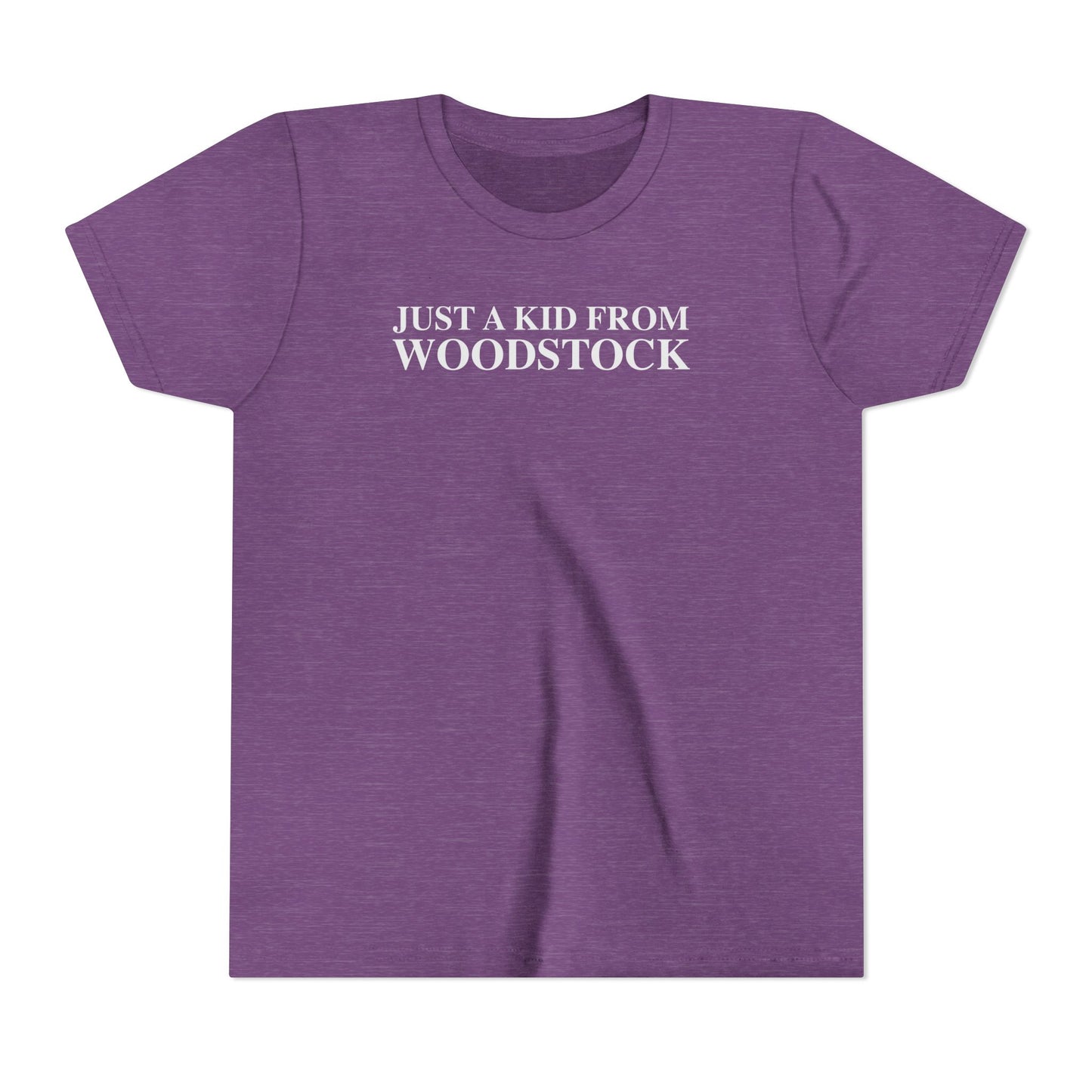 Just a kid from Woodstock Youth Short Sleeve T-Shirt