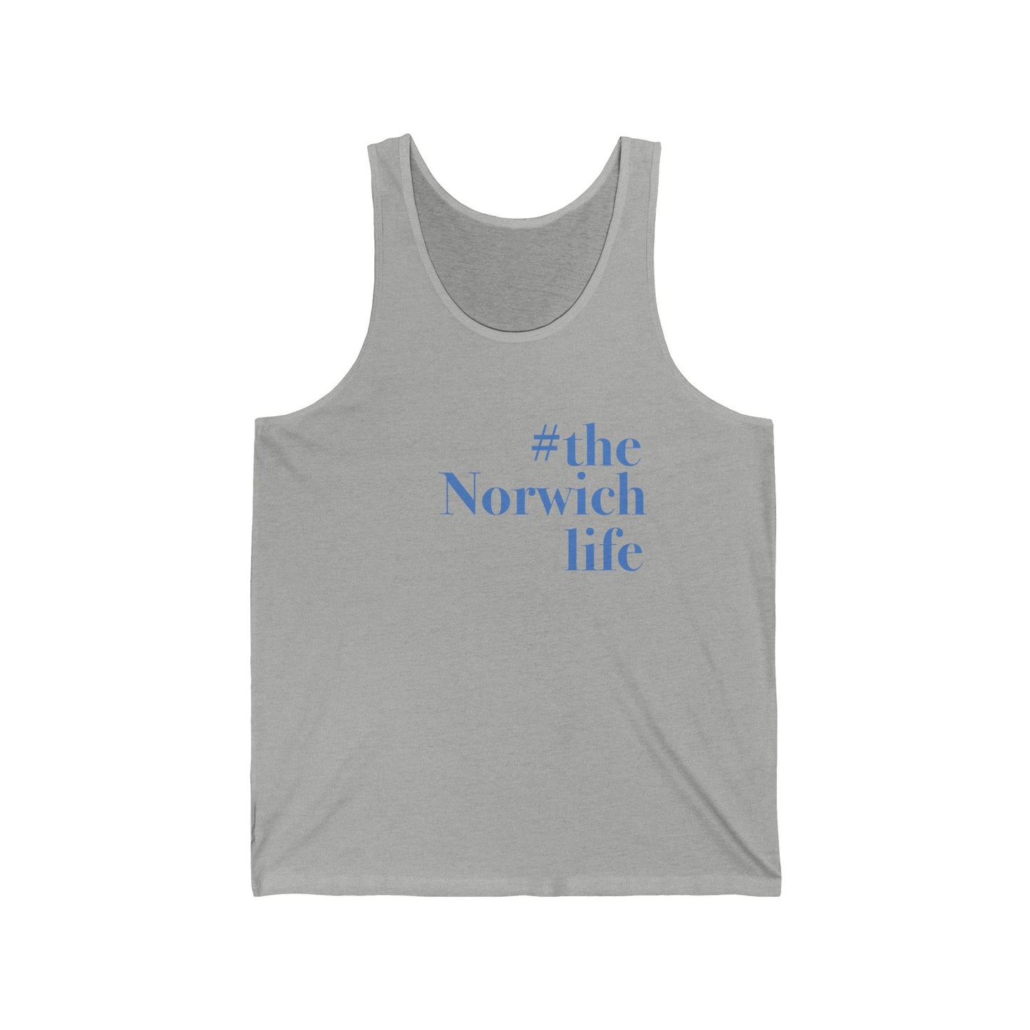 #thenorwichlife Unisex Jersey Tank