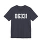 06331 Canterbury CT Zip Code Unisex Jersey Short Sleeve T-Shirt