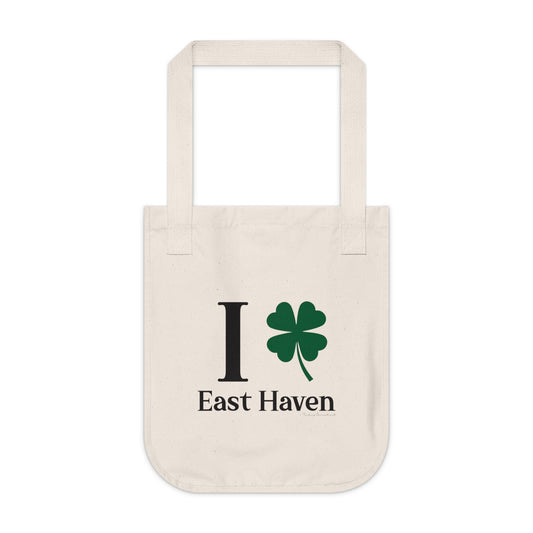 I Clover East Haven Organic Canvas Tote Bag