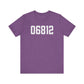 06812 New Fairfield CT Zip Code Unisex Jersey Short Sleeve T-Shirt