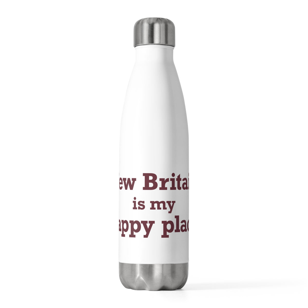 New Britain is My Happy Place 20 oz Insulated Bottle