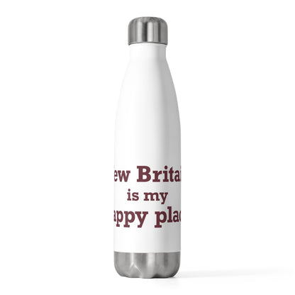 New Britain is My Happy Place 20 oz Insulated Bottle