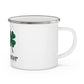 I Clover Manchester Enamel Camping Mug
