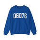06076 Union CT Zip Code Unisex Heavy Blend™ Crewneck Sweatshirt