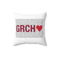 Greenwich Love Spun Polyester Square Pillow