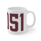 06051 New Britain Connecticut Zip Code Mug 11oz