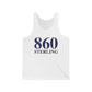 860 Sterling Unisex Jersey Tank Top