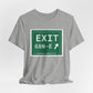 Vintage Exit 68N-E WCP Sign Unisex Jersey Short Sleeve T-Shirt